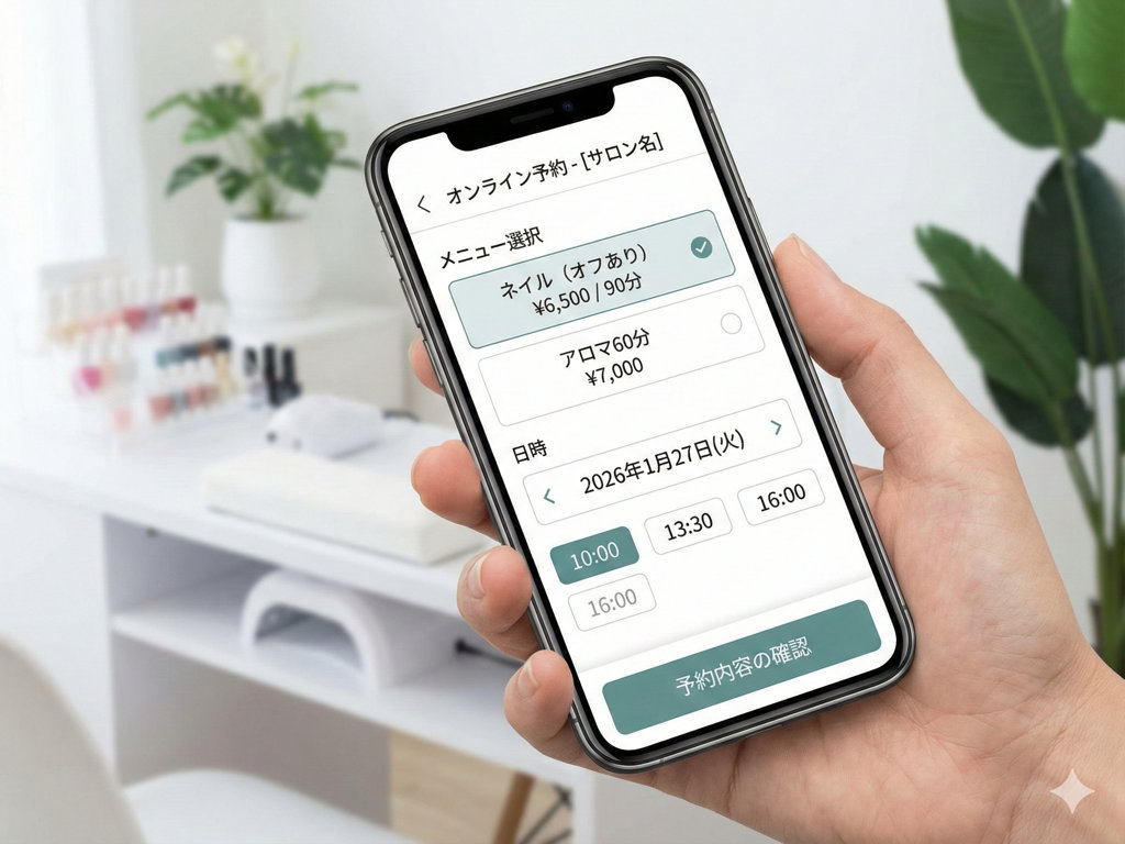 日単位の空き状況設定画面