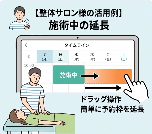 予約枠手動調整機能